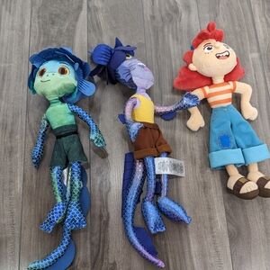 Disney Pixar Luca Alberto Guilia Plush Stuffies